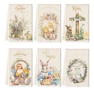 Patterned Fabric Set with Butterfly and Floral Design